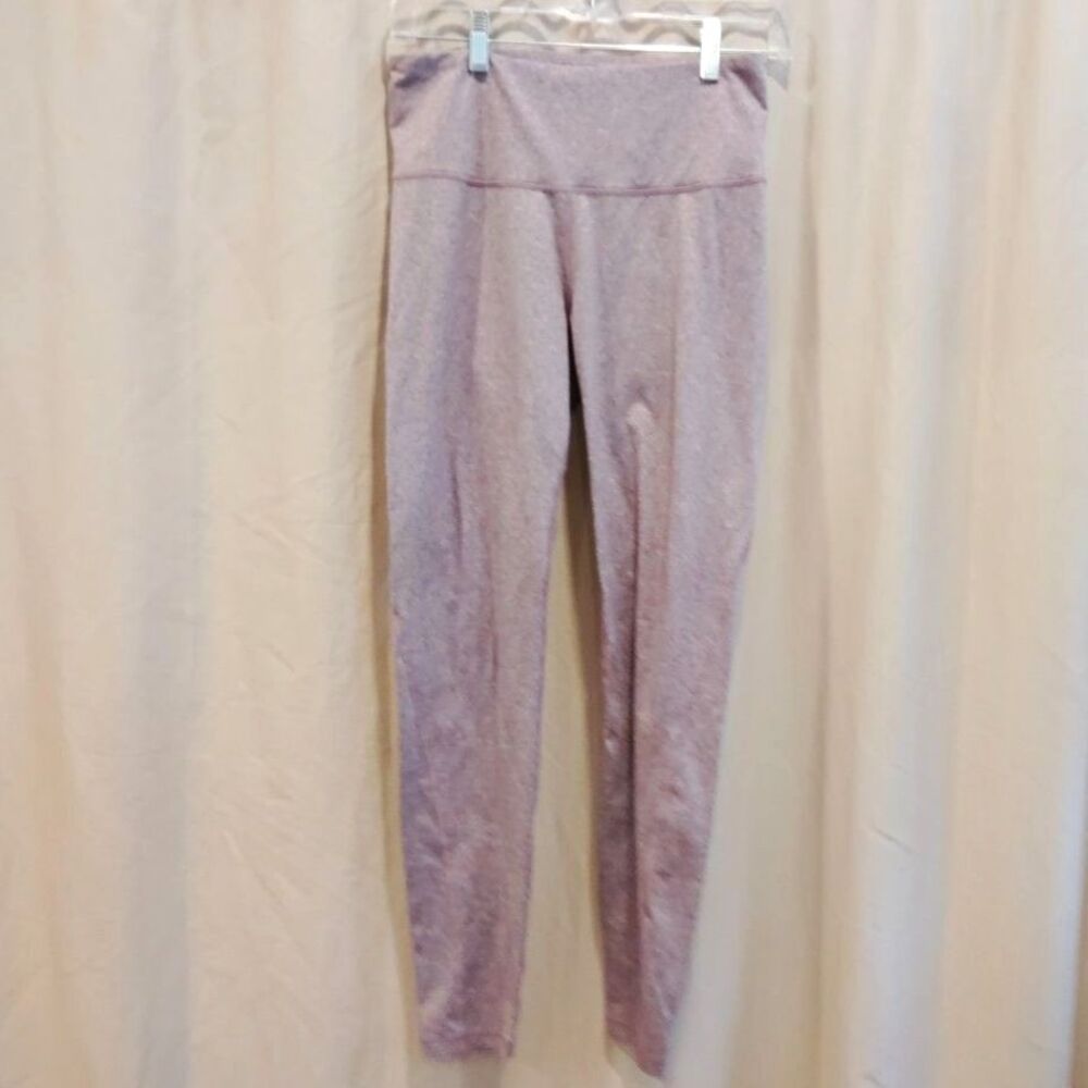 Old Navy Active Women's Go-Dry Pink Heather V-Neck T-Shirt - Size M